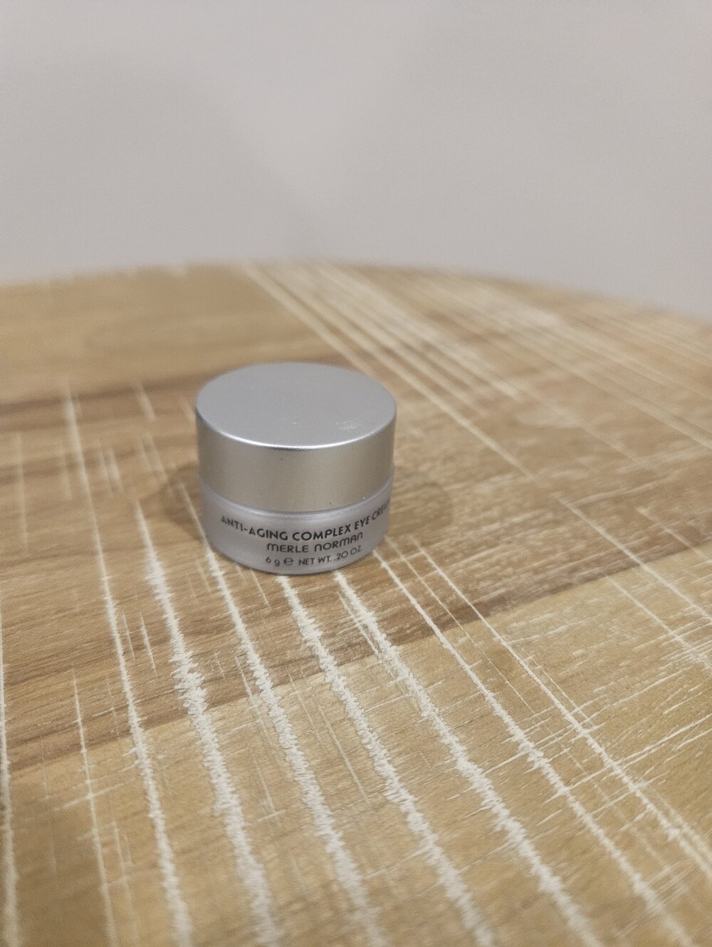 Merle Norman Silver Eye Cream Jar